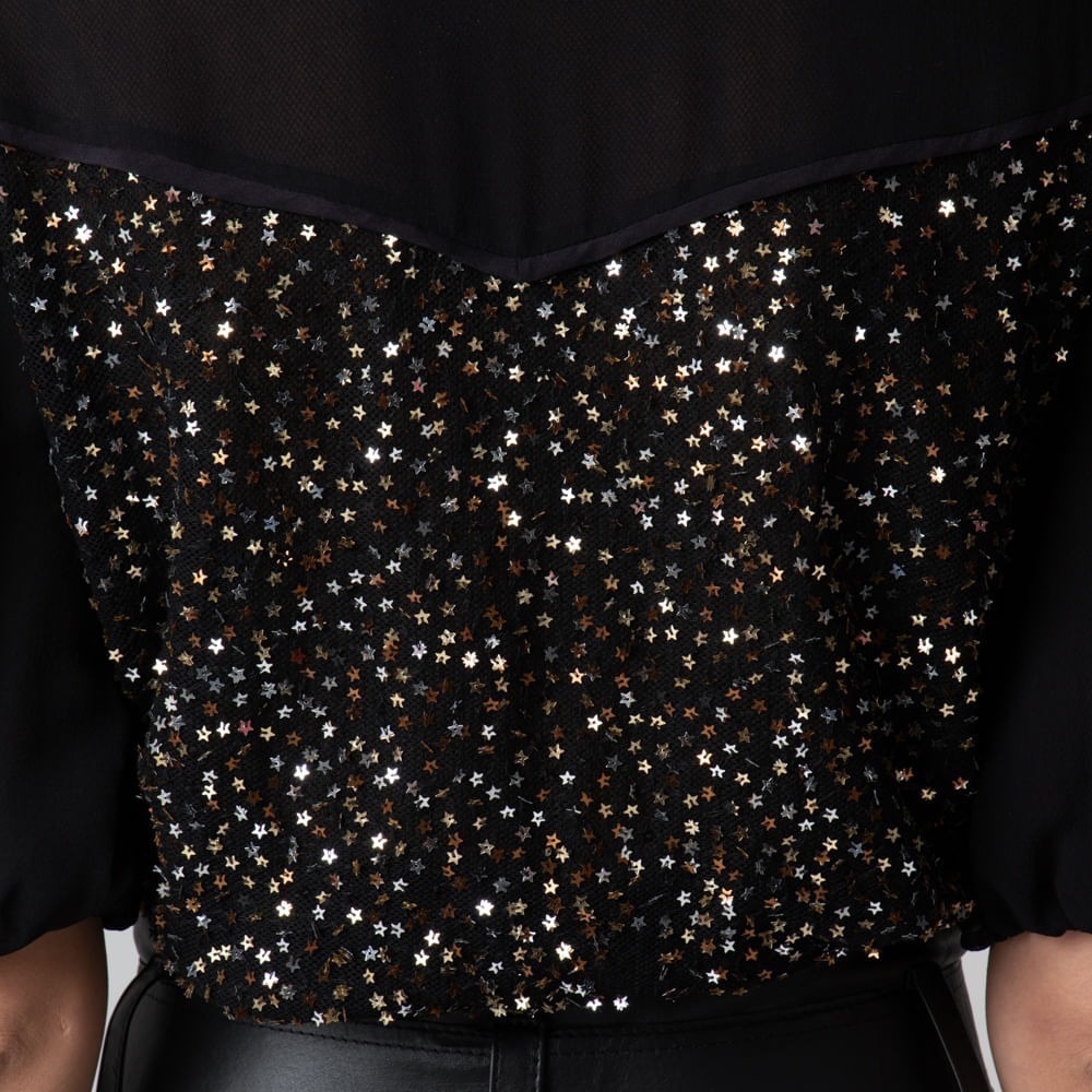 Blusa Tule Antares Mabel