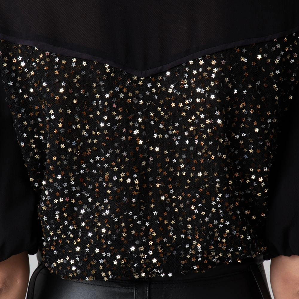 Blusa Tule Antares Mabel