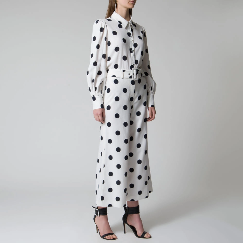 Calça Linho Big Pois Lola