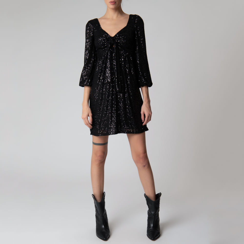 Vestido Paete Blow Mandy