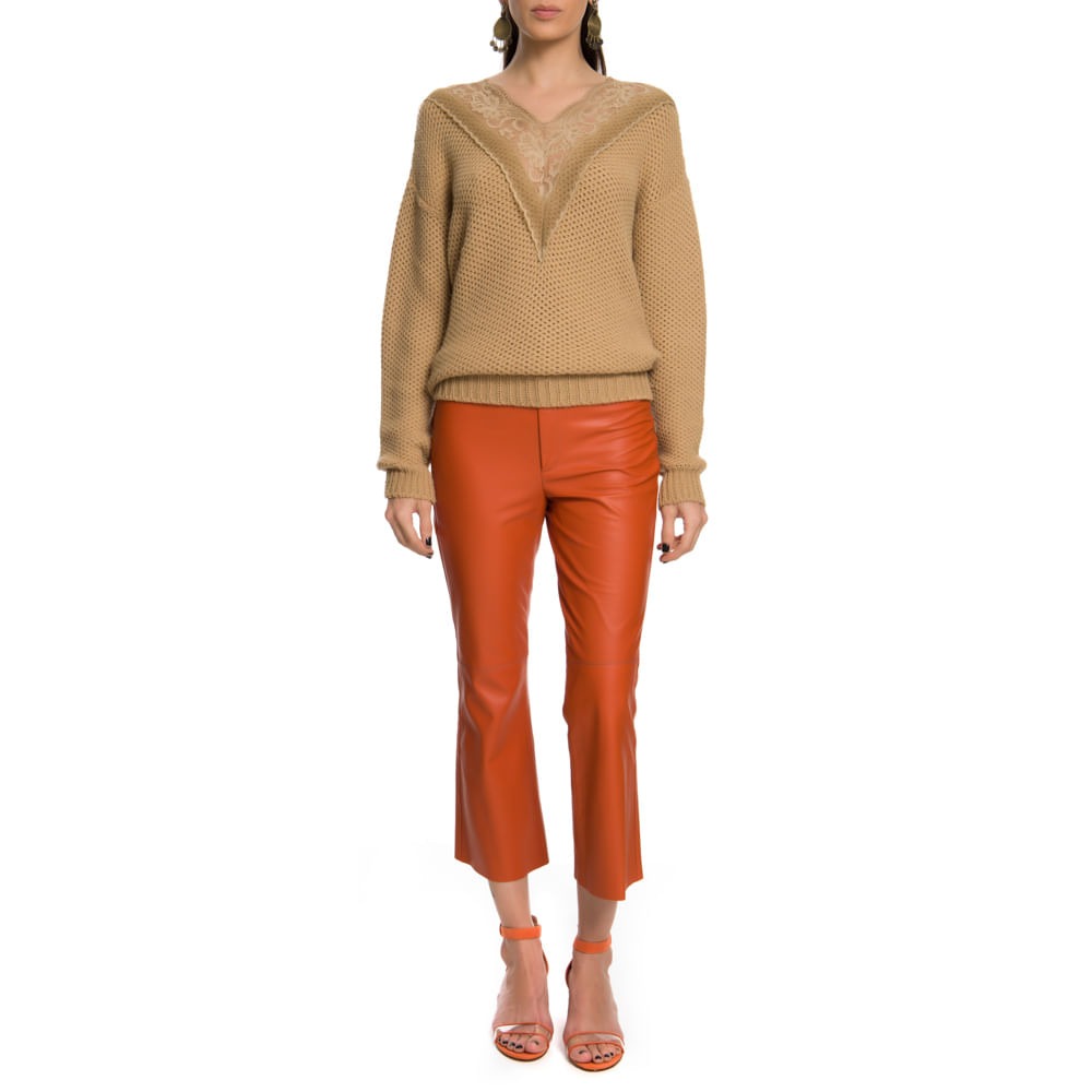 Calça Couro Claudia