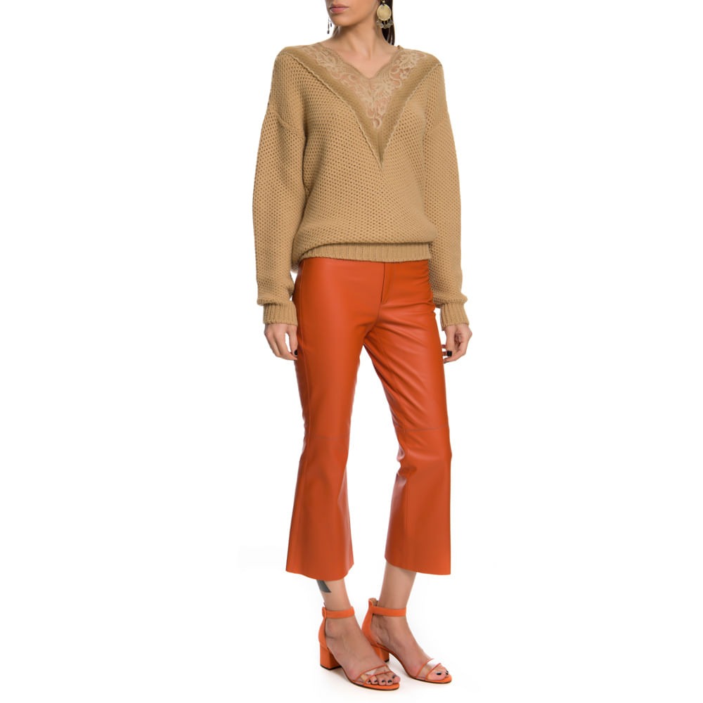 Calça Couro Claudia