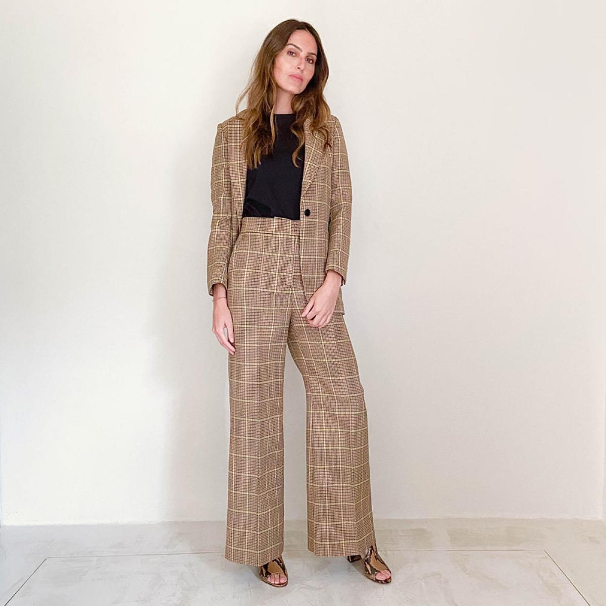Calça Pied de Poule Msgm