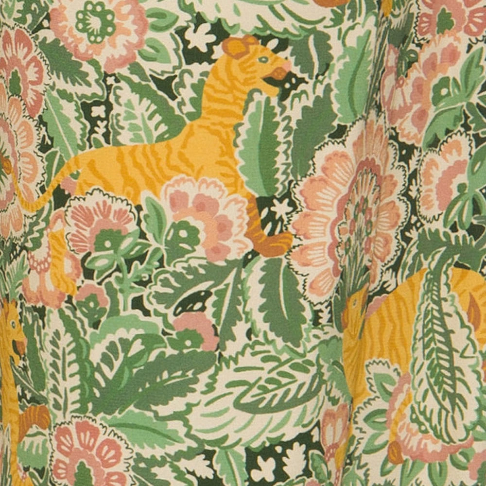 Calça Seda Tiger Bloom Lena - Tiger Bloom/40