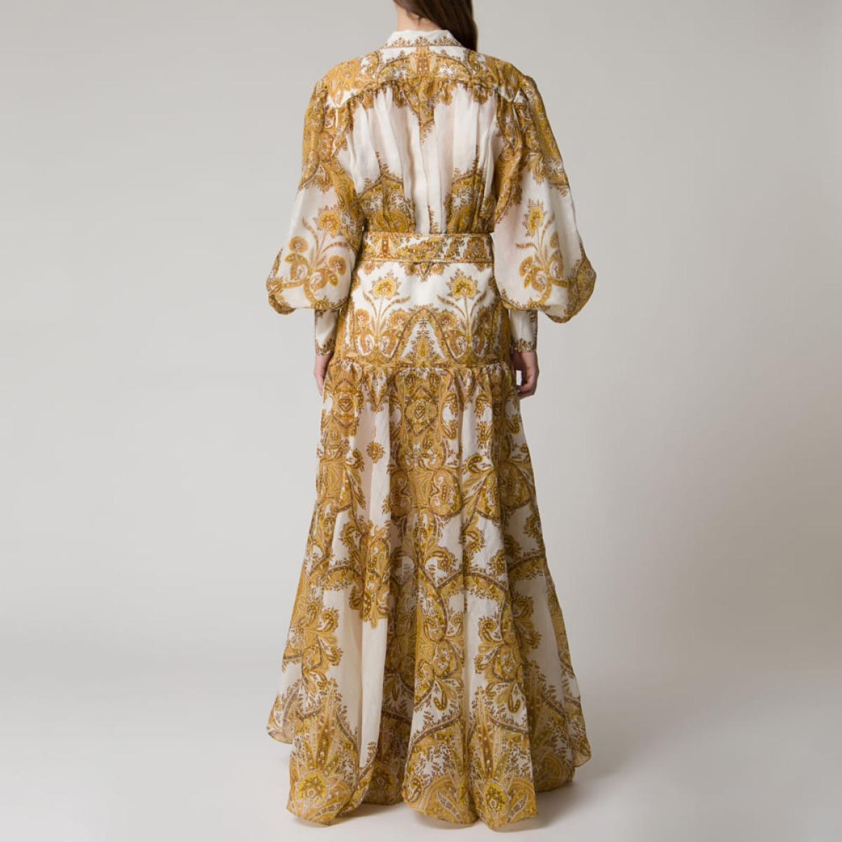 Vestido Zippy Billow Zmmermann Vestido Zippy Billow Zmmermann