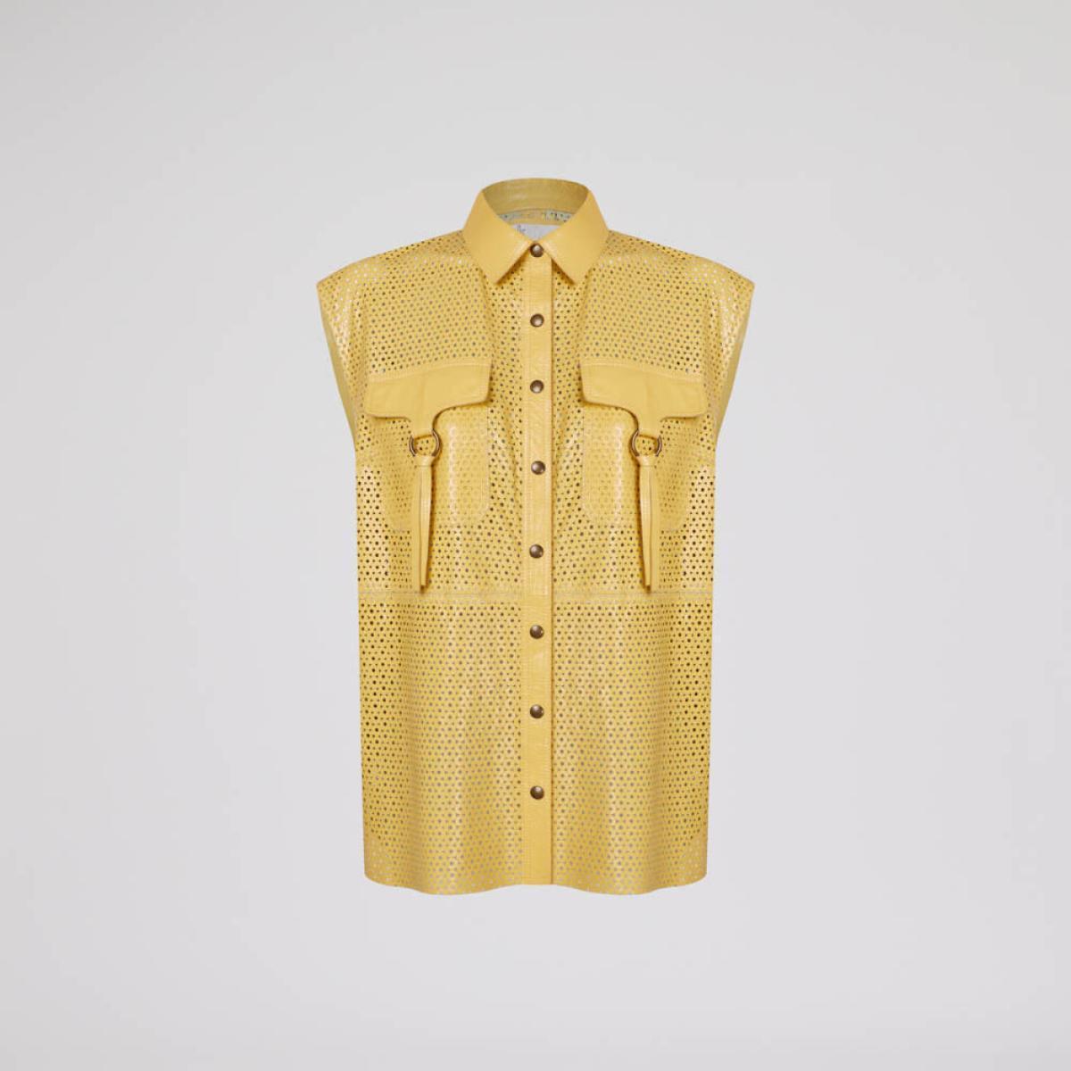 Camisa de Couro Ariel