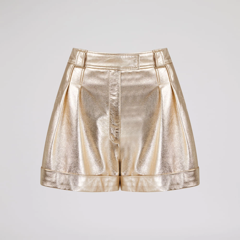 Shorts Mestiço Metalizado Amy