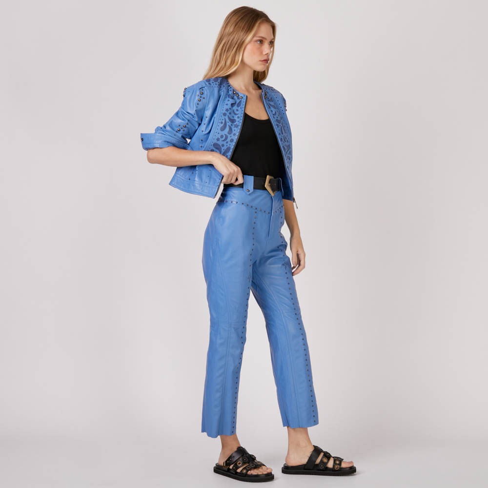 Calça Couro Mabel