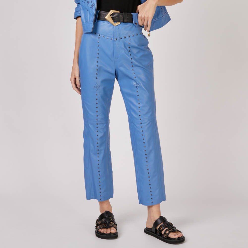 Calça Couro Mabel
