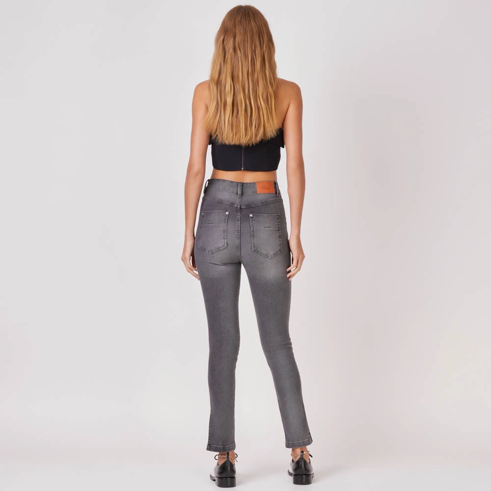 Calça Denim Georgia - Cinza Medio/34