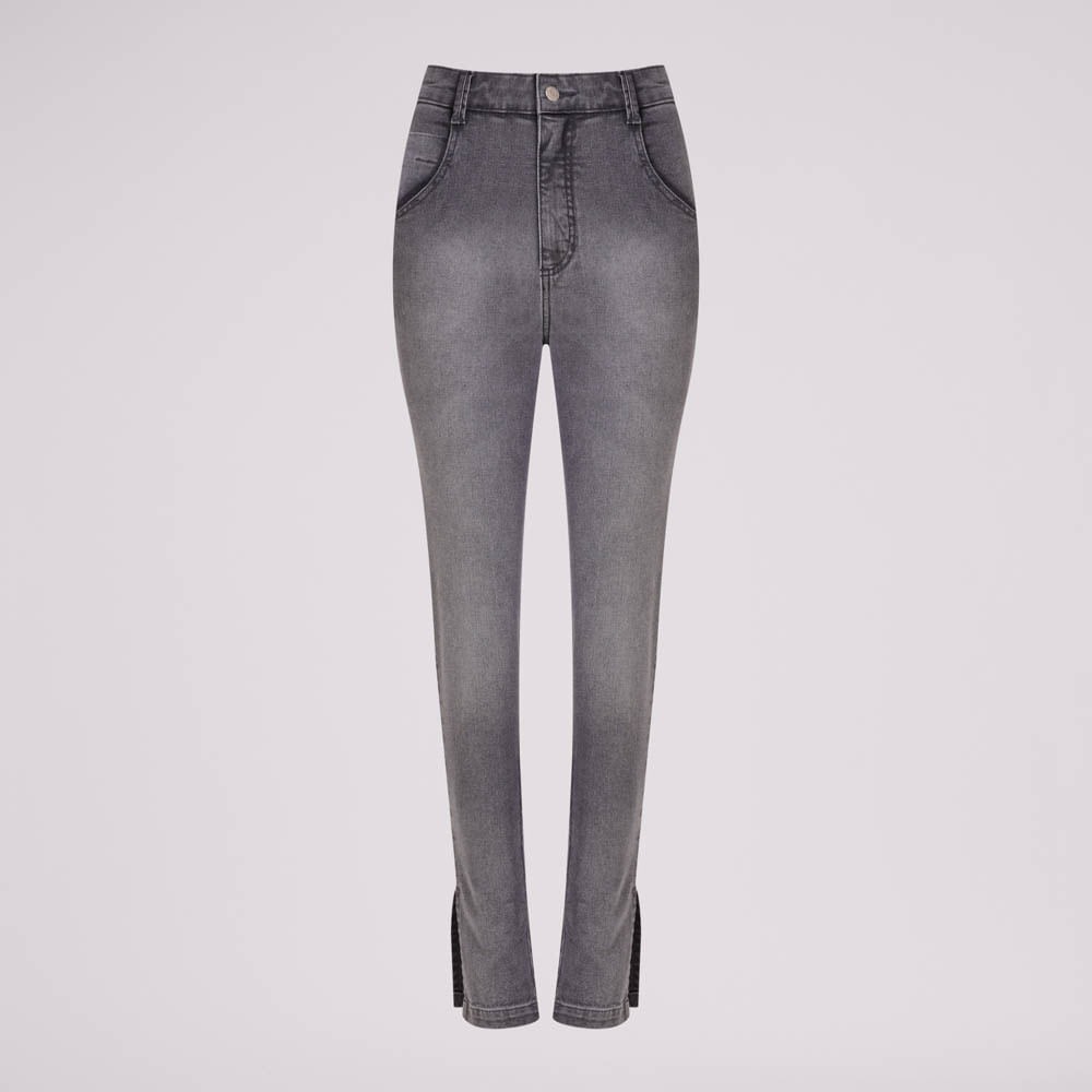 Calça Denim Georgia - Cinza Medio/34