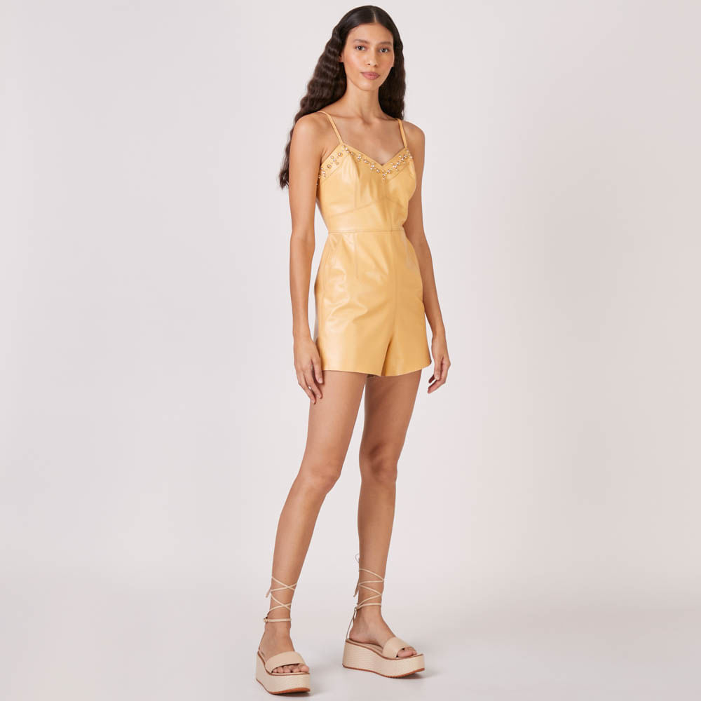 Jumpsuit Couro Milli