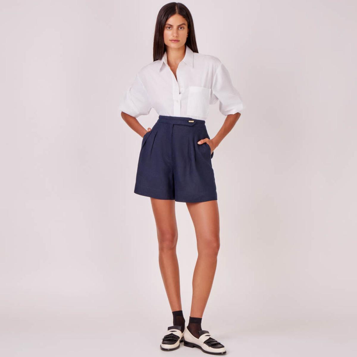 Shorts Linen Winter Fabia