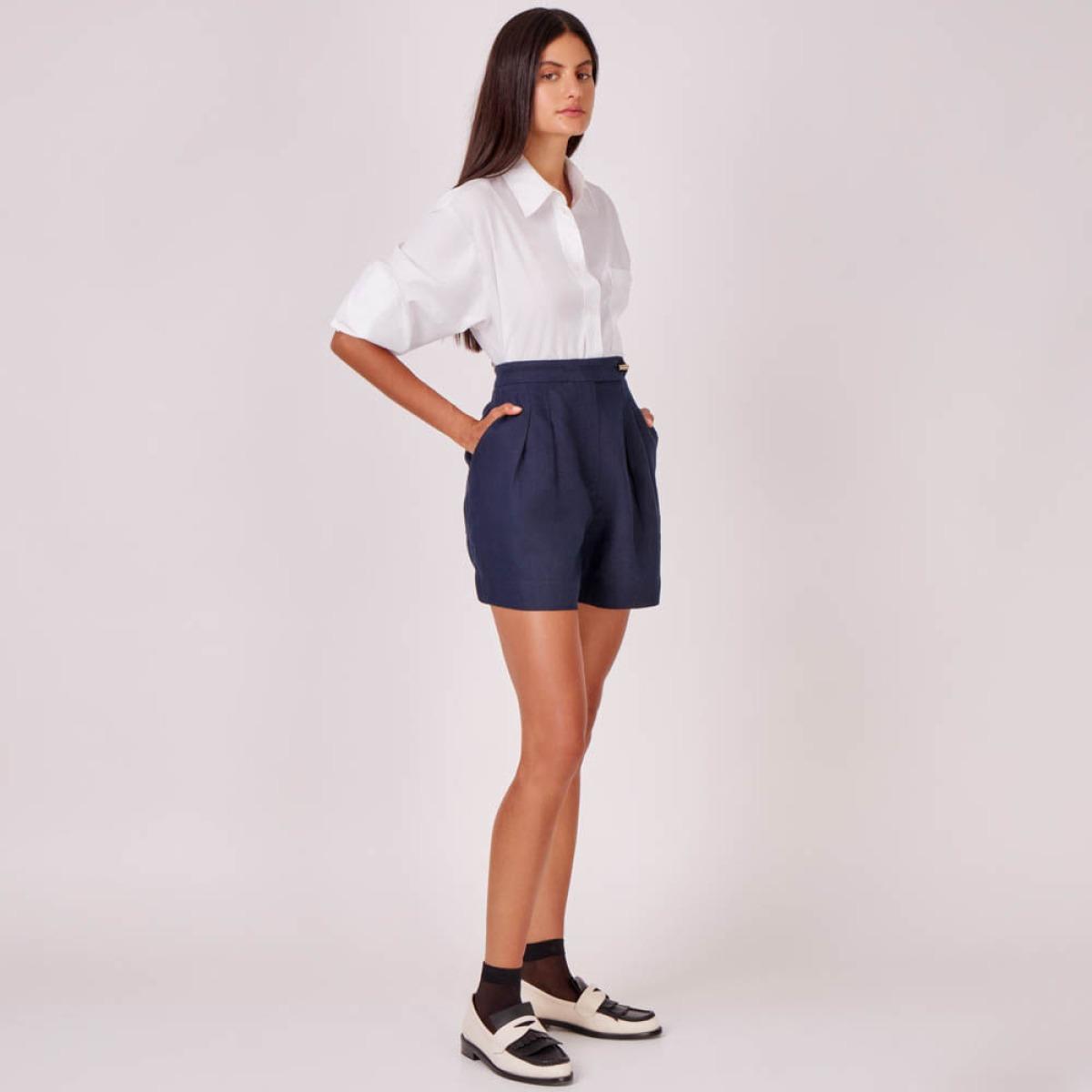 Shorts Linen Winter Fabia