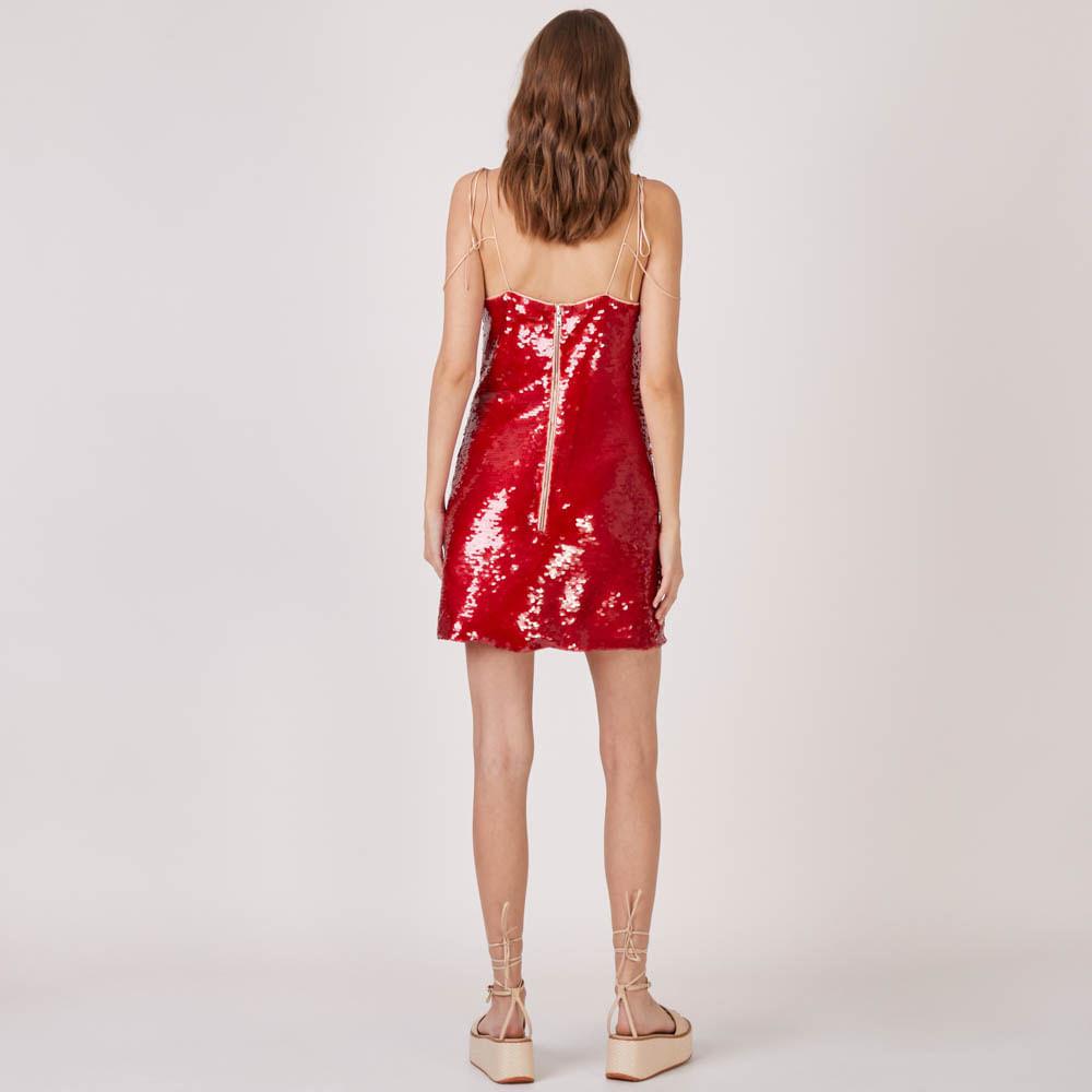 Vestido Paete Vitral Viola