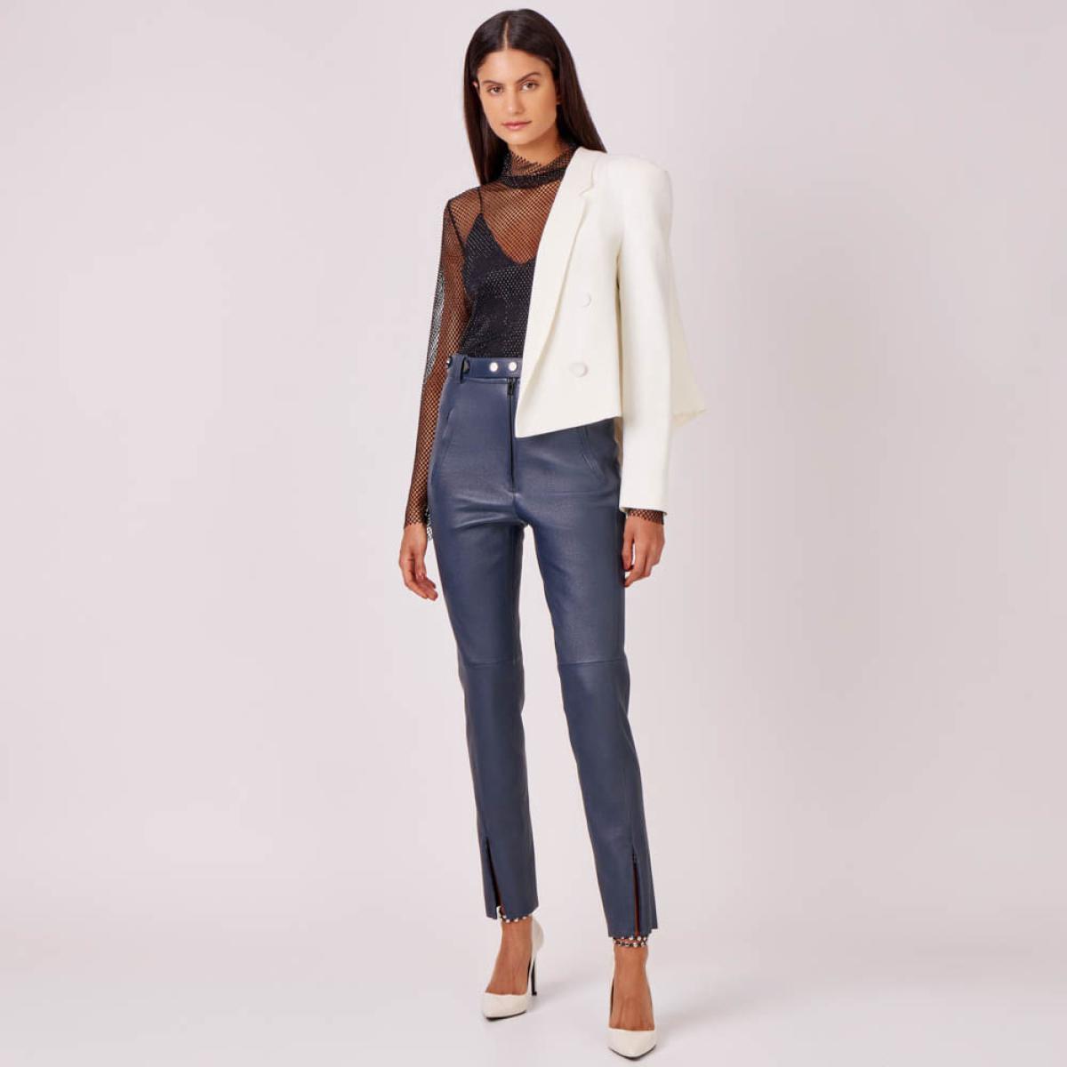 Calça Couro Stretch Ella
