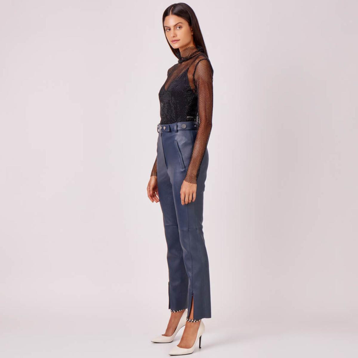 Calça Couro Stretch Ella