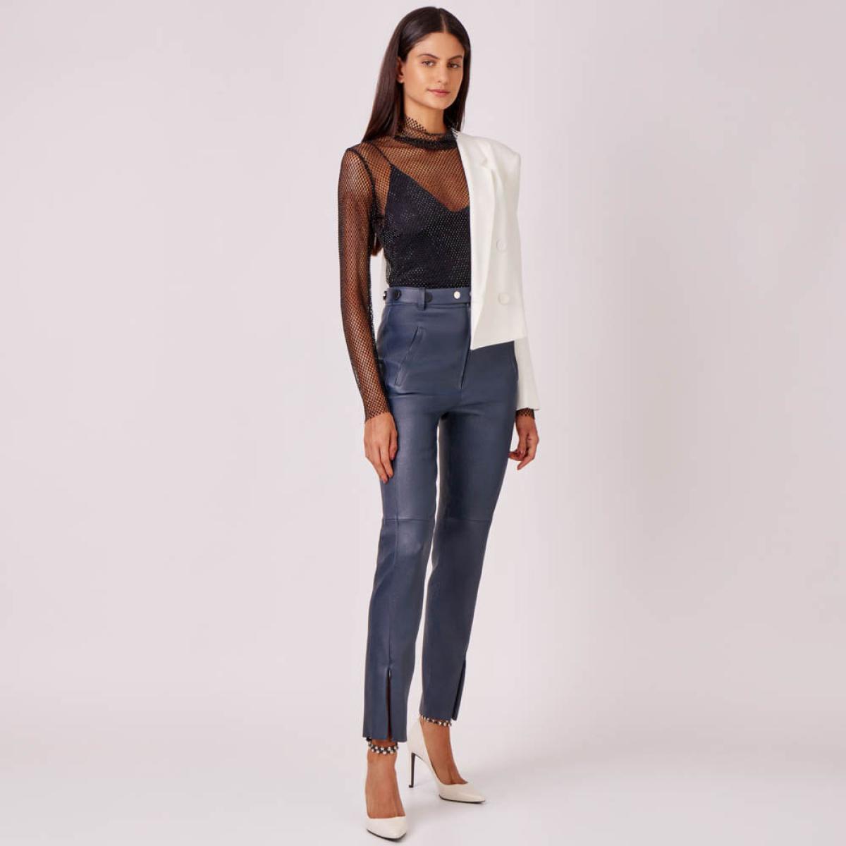 Calça Couro Stretch Ella