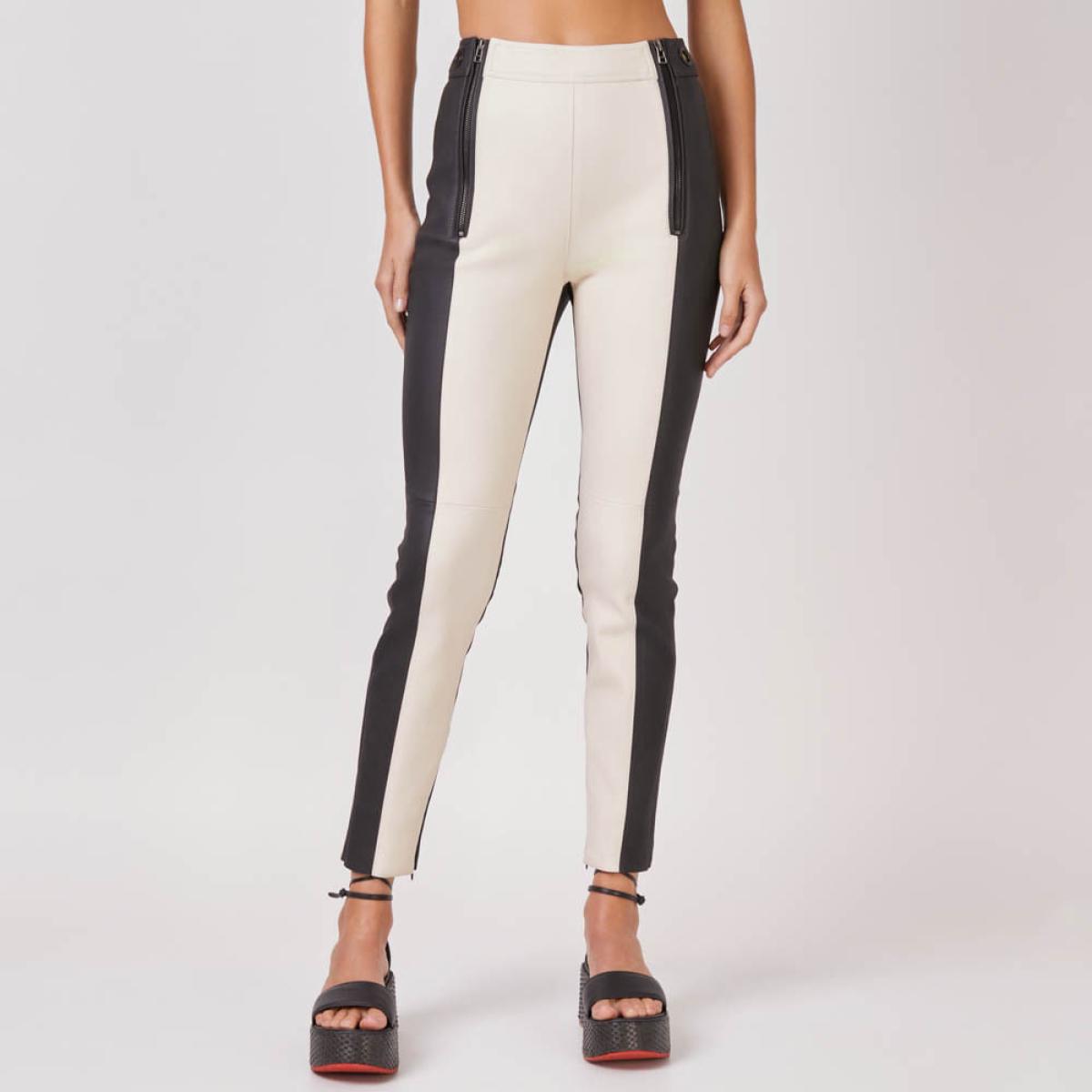 Calça Couro Stretch Ziah Calça Couro Stretch Ziah
