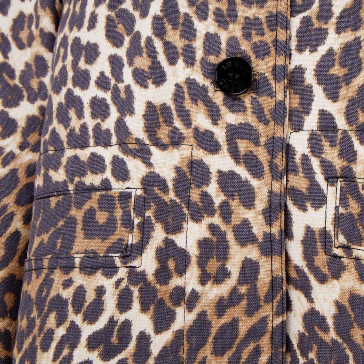 Casaco Leopardo Ganni Casaco Leopardo Ganni
