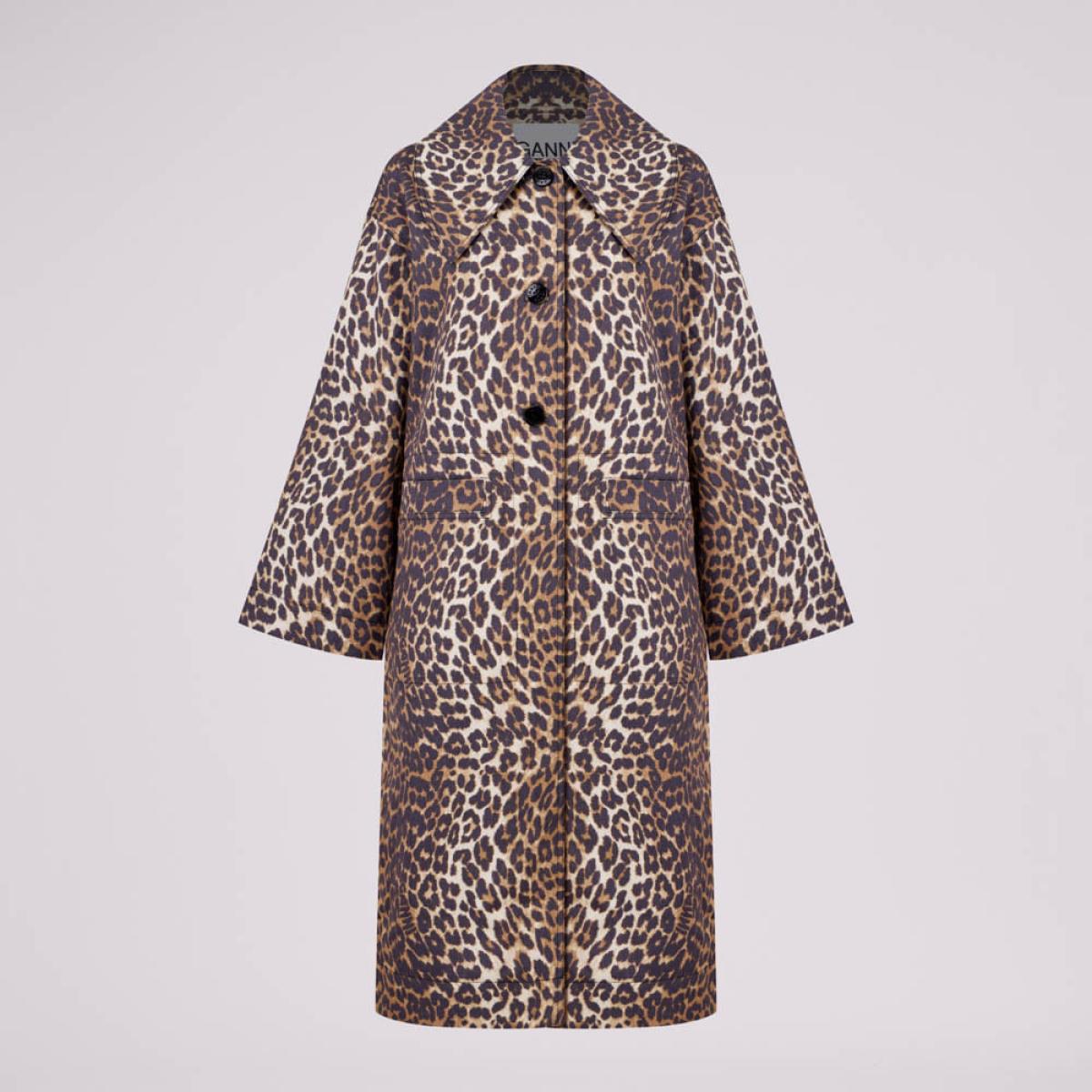 Casaco Leopardo Ganni Casaco Leopardo Ganni