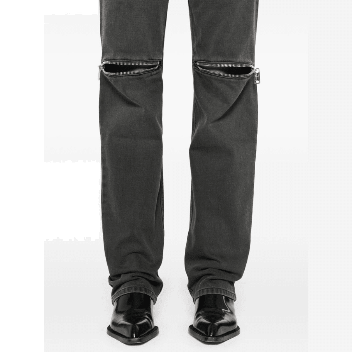 Calça Jeans Ziper Coperni