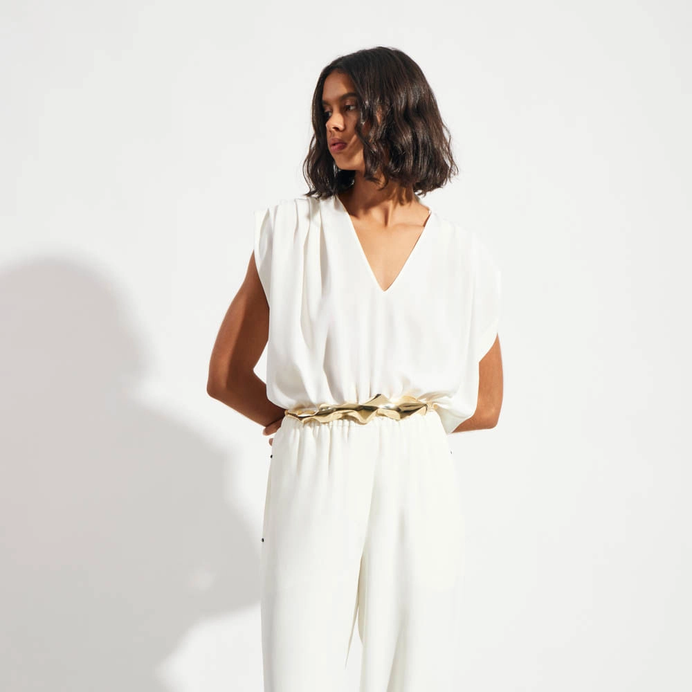 Cinto Metal Curvas Lisa