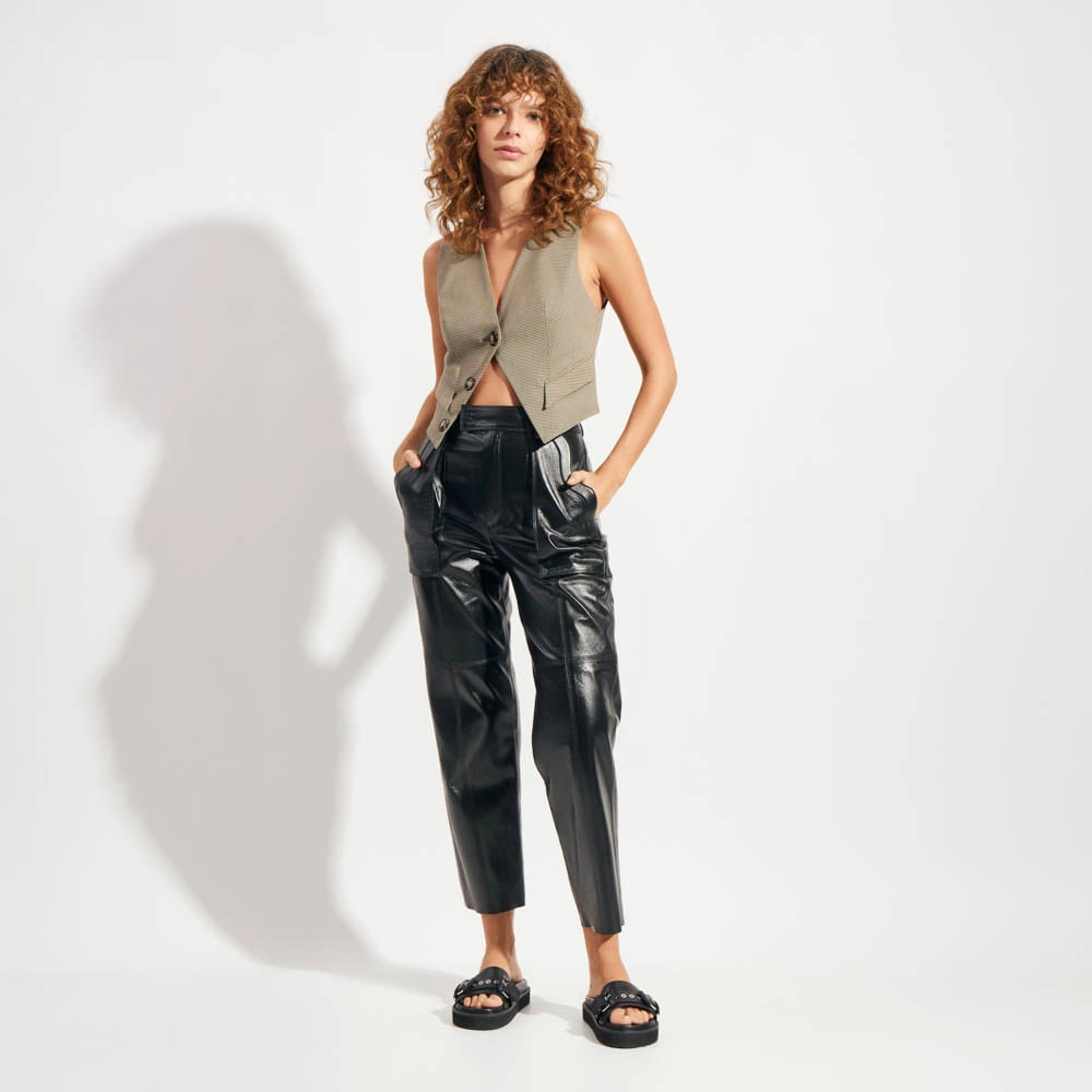 Colete Pied Poule Poppy