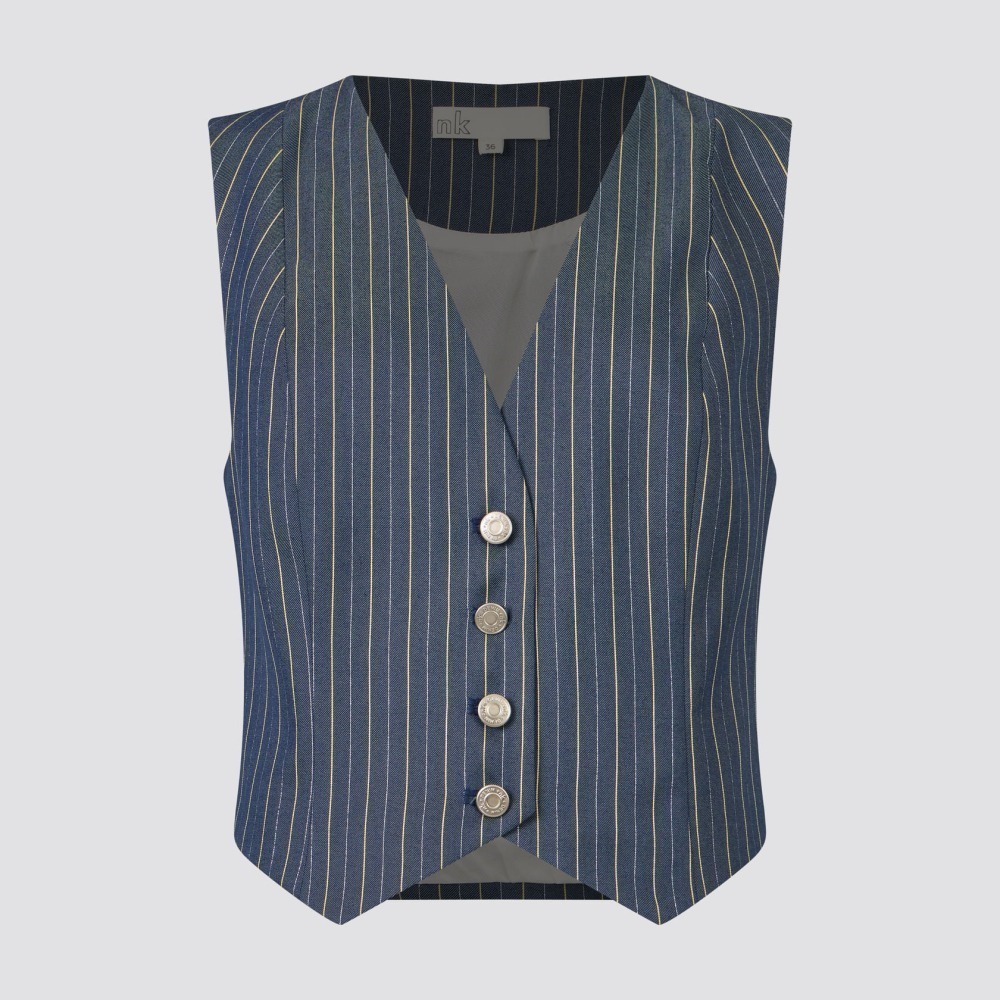 Colete Risca Denim Bel