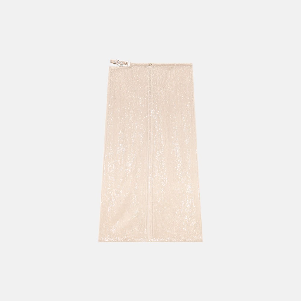 Saia Longa Glitter Courrèges