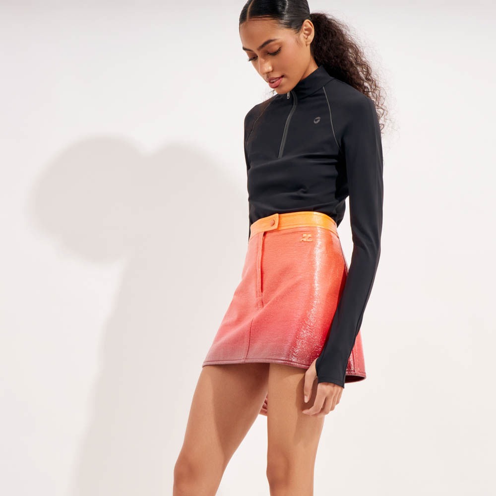 Saia Vinil Degrade Sunset Courrèges