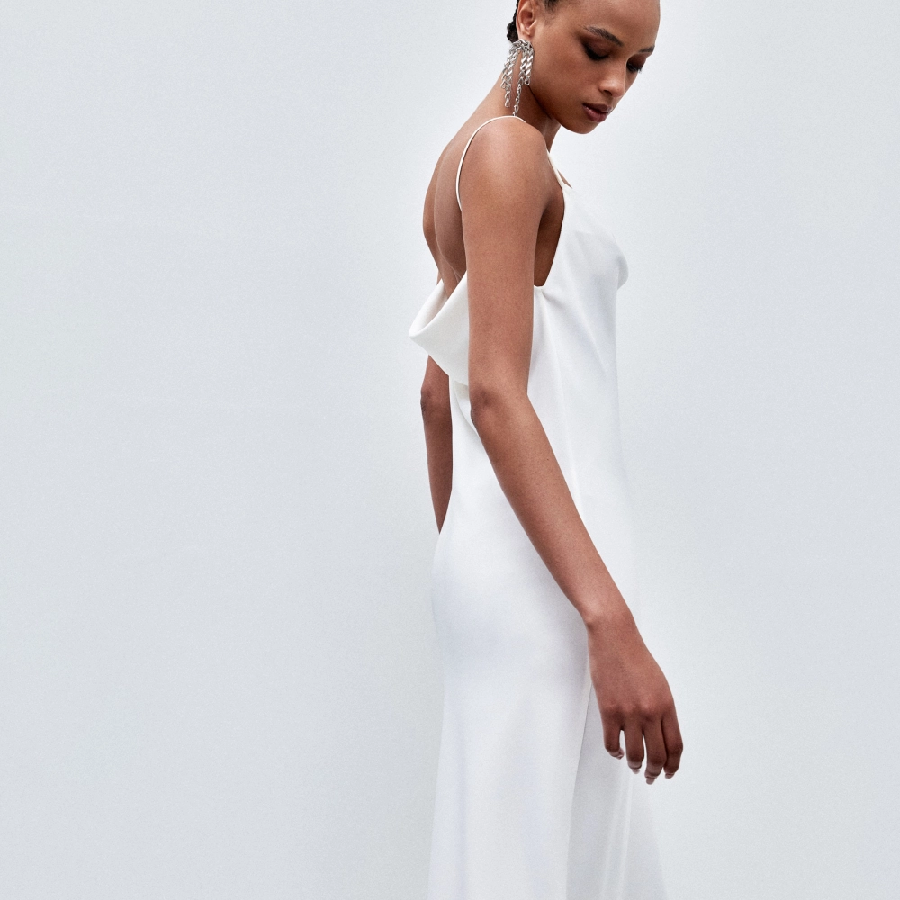 Vestido Crepe Fluid Ale