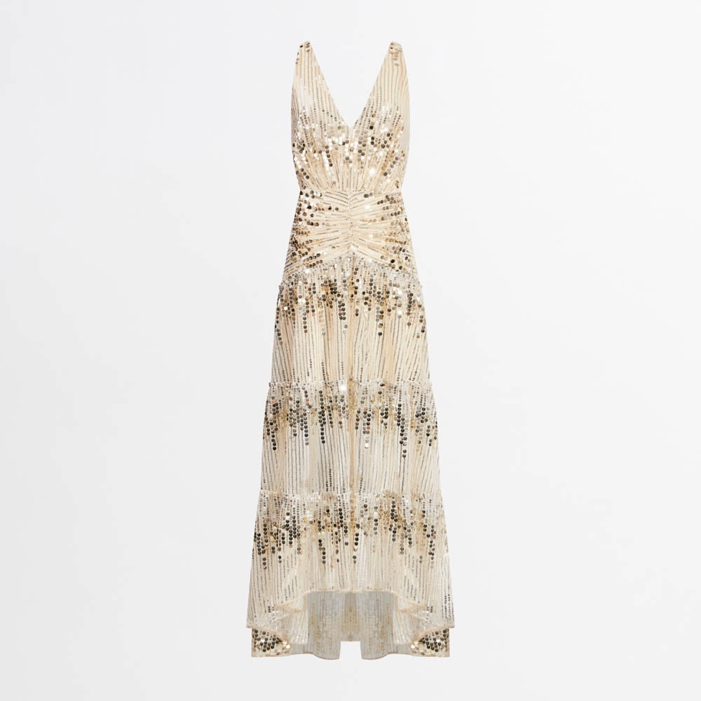 Vestido Paetê Music Paula