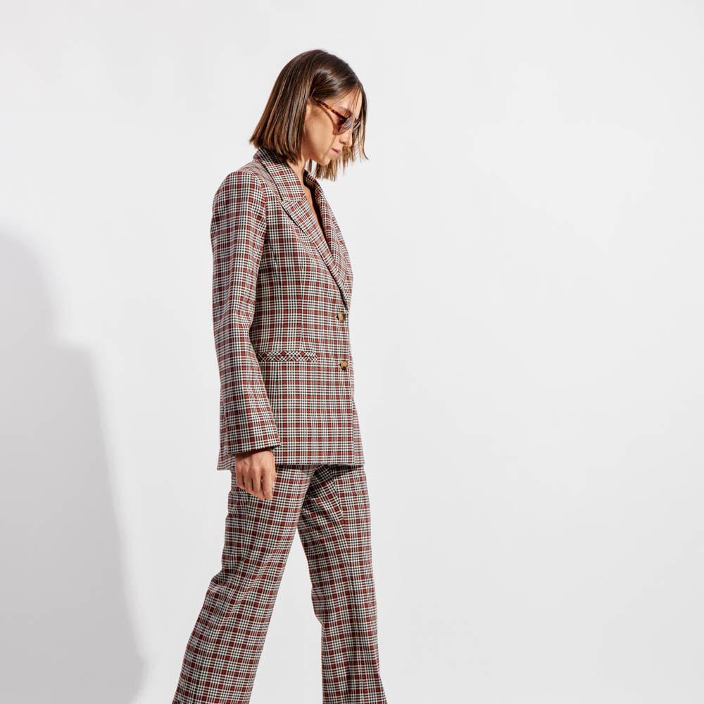 Blazer Gabardine Vichy Lena Blazer Gabardine Vichy Lena
