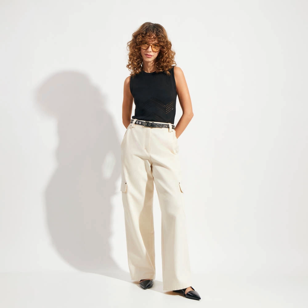 Blusa Tricot Rendado Amora