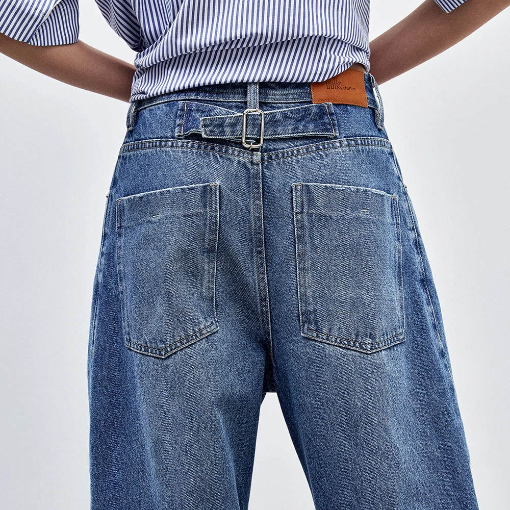 Calça Jeans Fivela Maju