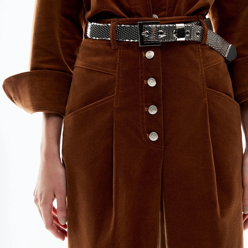 Calça Veludo Cotelê Helga