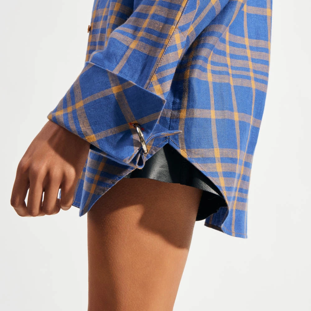 Camisa Linho Xadrez Maisa