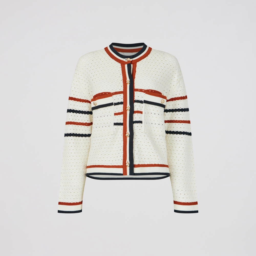 Cardigan Tricot Rendado Maeve