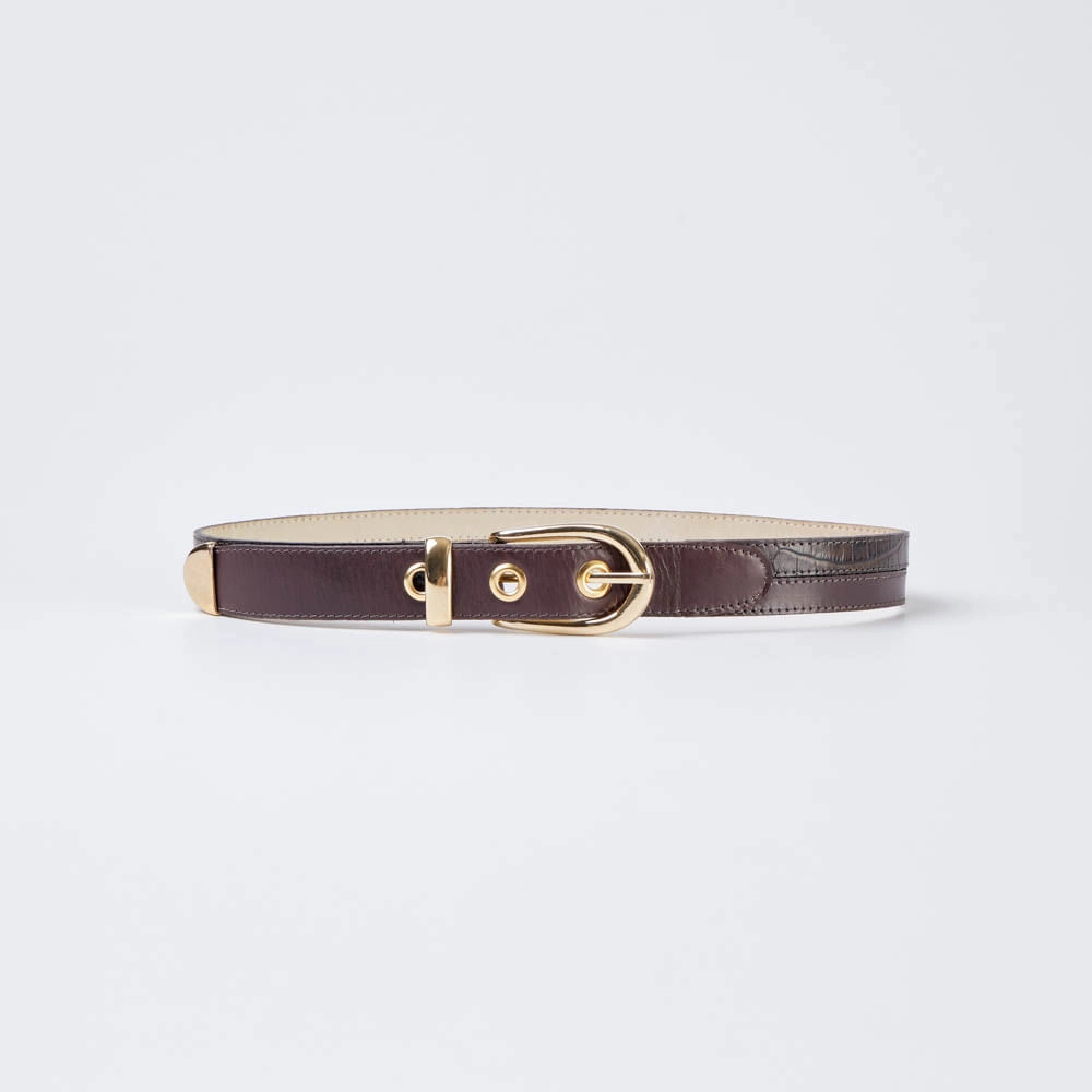 Cinto Couro Duo Ella