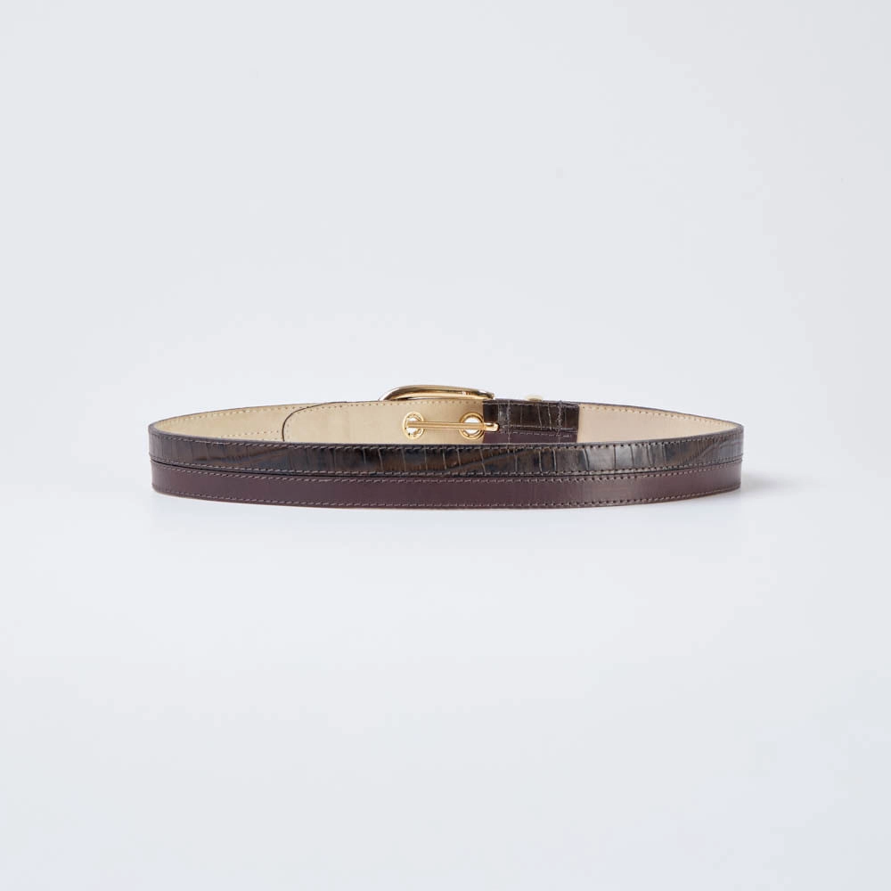 Cinto Couro Duo Ella