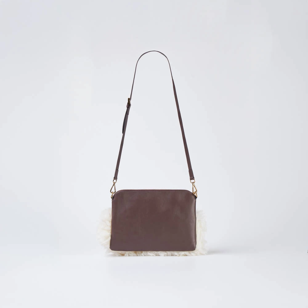 Clutch Couro Pelo Peggy