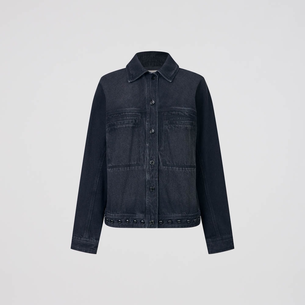 Jaqueta Black Denim Bianca