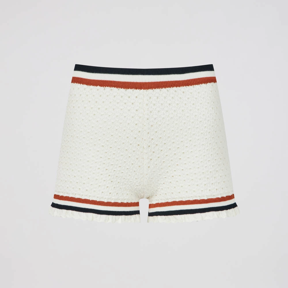 Shorts Tricot Rendado Meggie