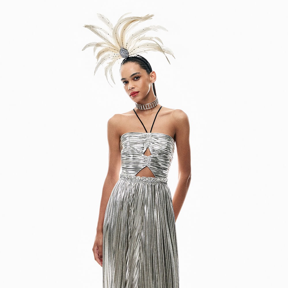 Tiara Penas e Brilho Off White Ramon Cabeças