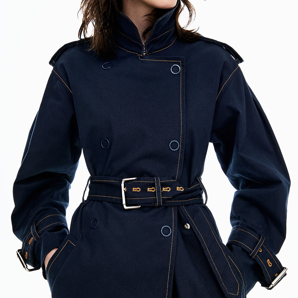 Trench Coat Sarja Confort Mari