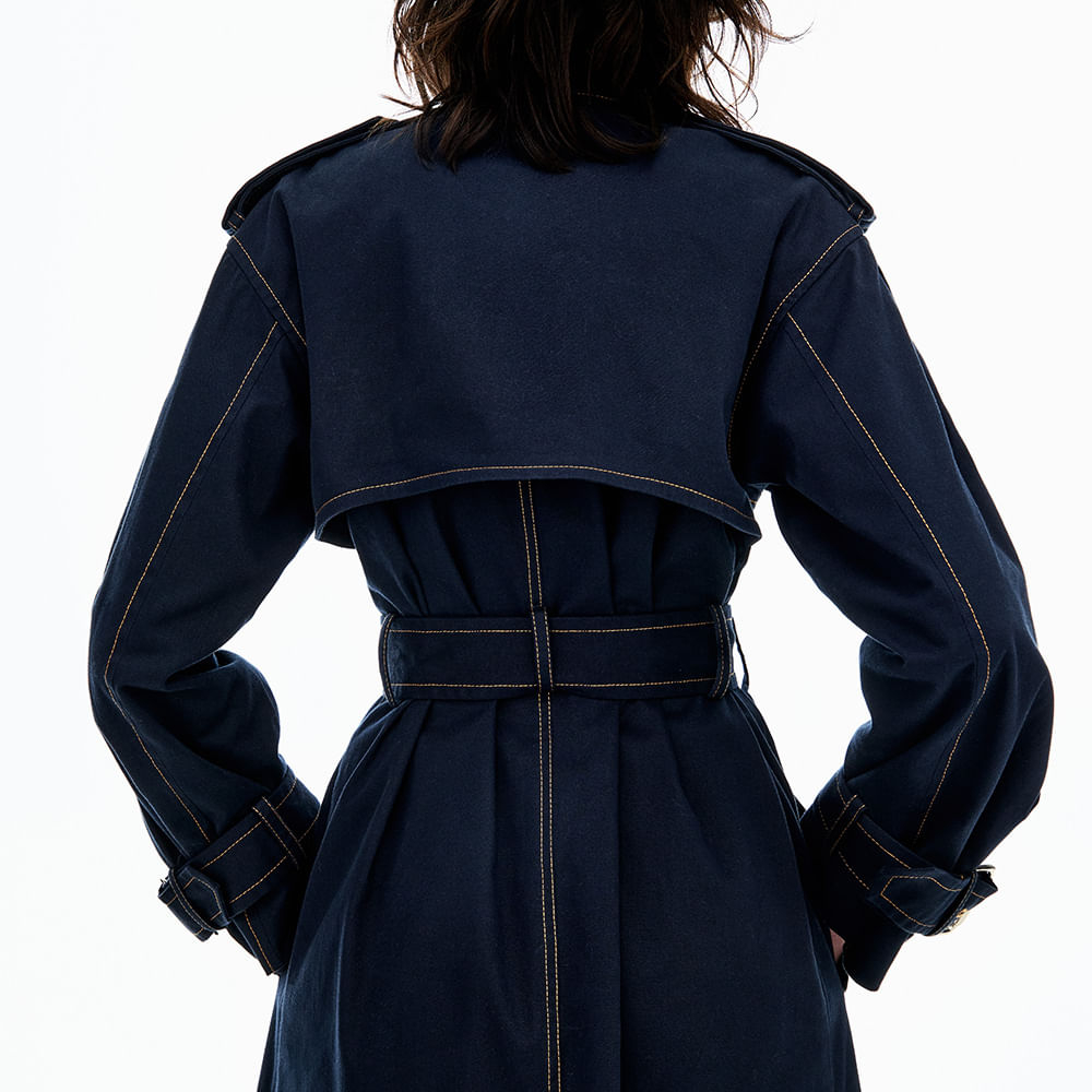 Trench Coat Sarja Confort Mari