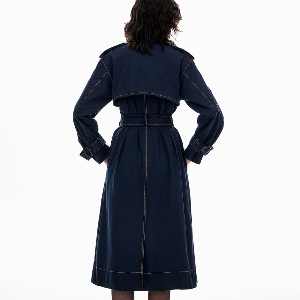 Trench Coat Sarja Confort Mari