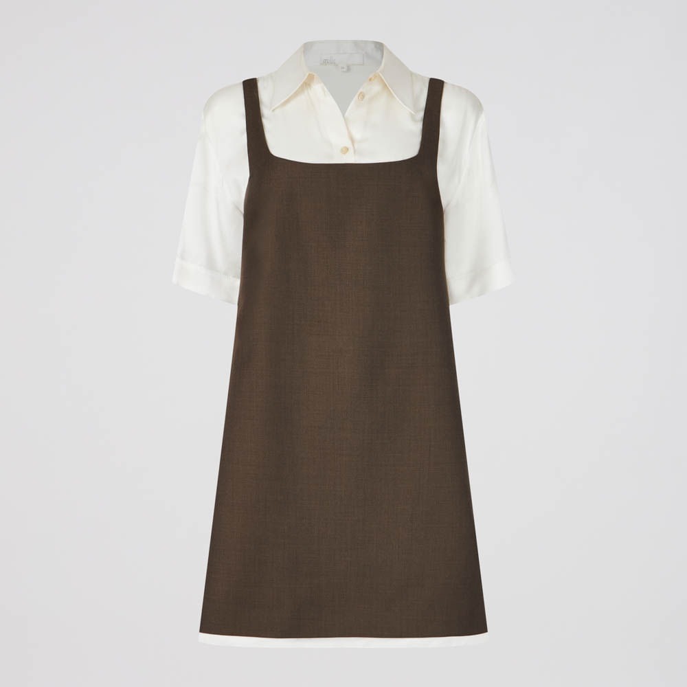 Vestido Alfaiataria Wood Lucia