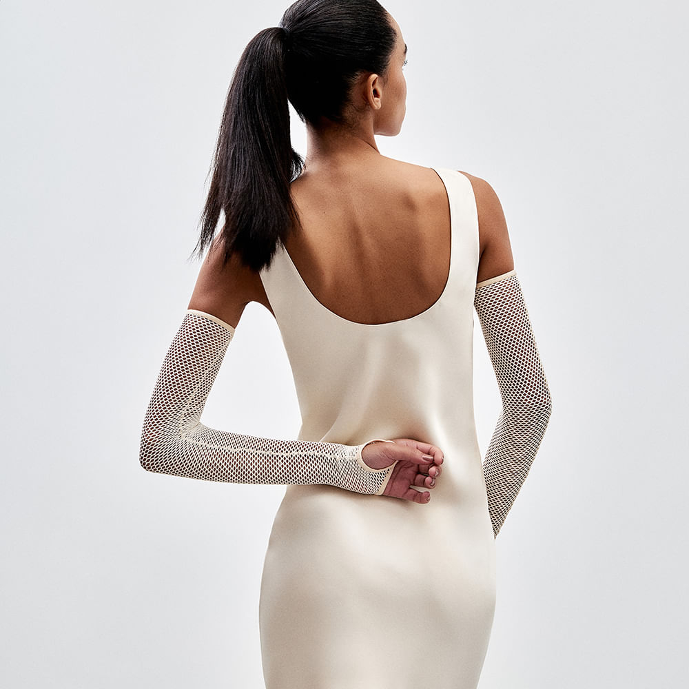 Vestido Cetim Heavy Isla